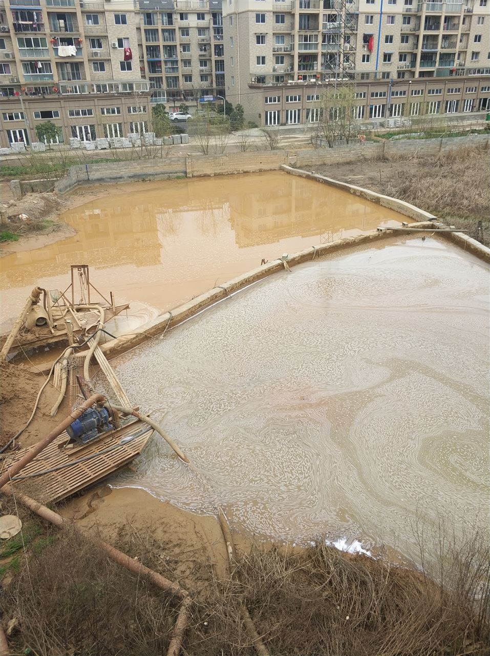 毛嘴镇沉淀池淤泥清理-厂区废水池淤泥清淤