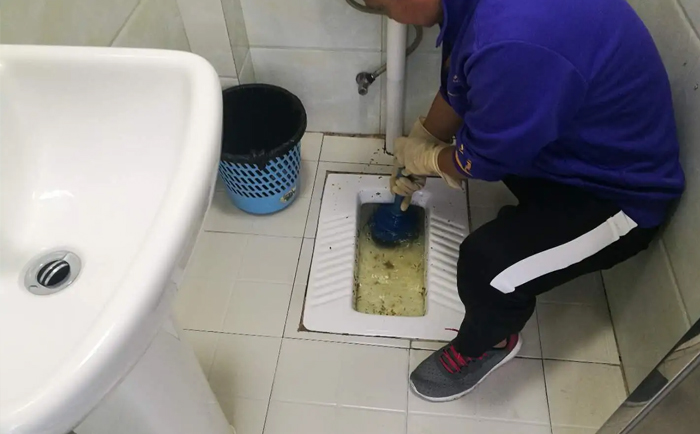 毛嘴镇疏通蹲坑